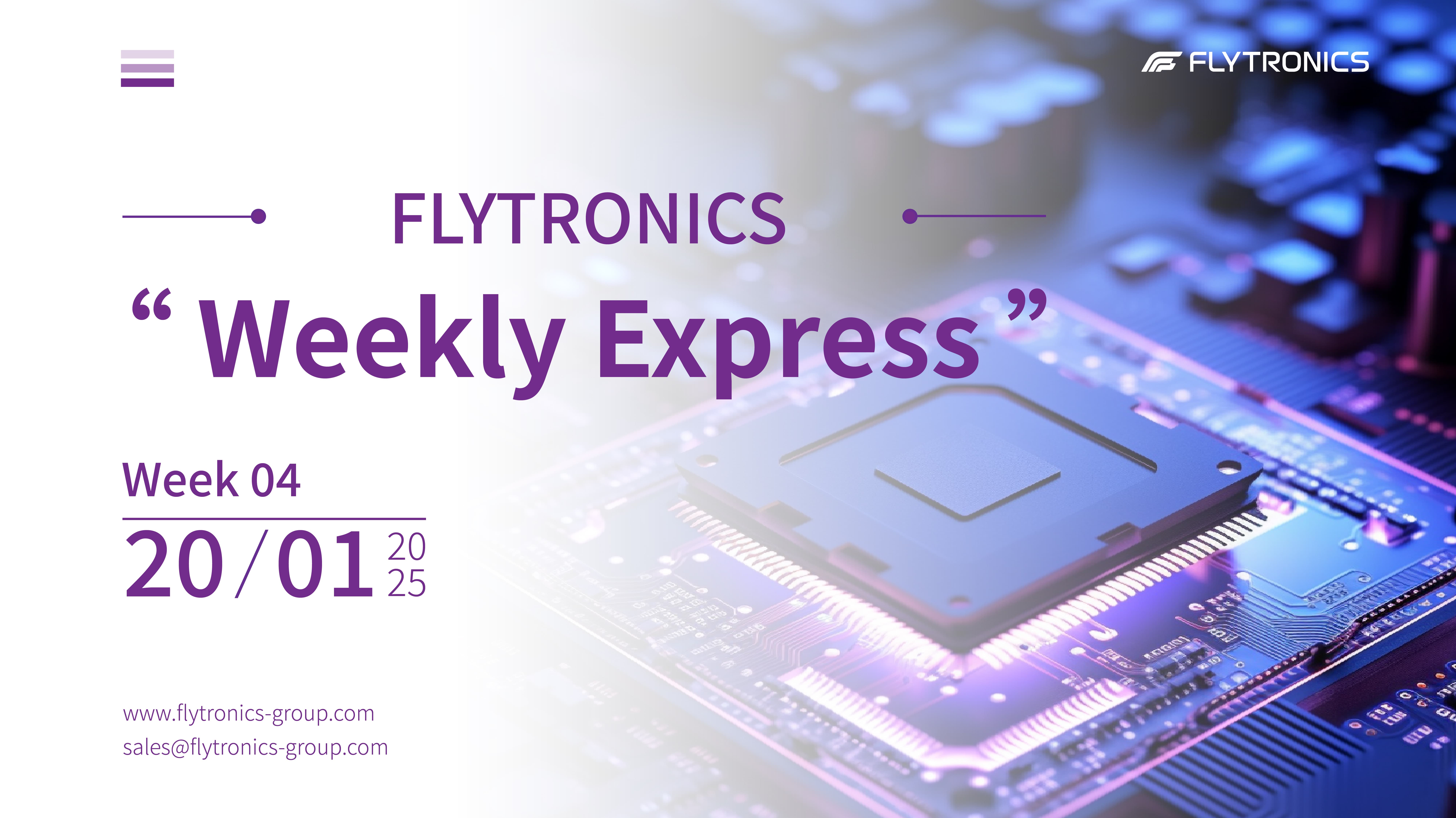 Week 4 | Flytronics Weekly Express