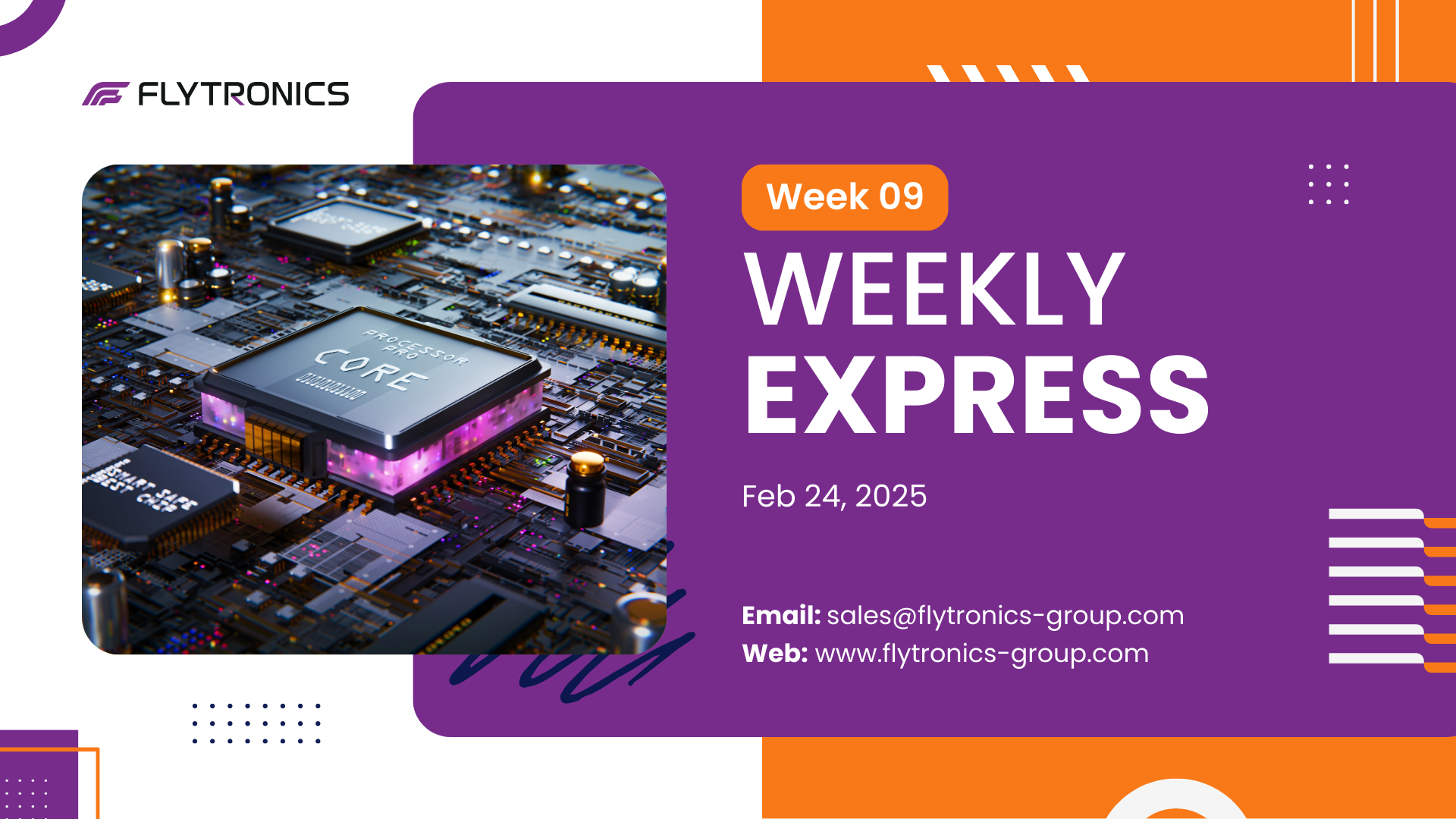 Week 9 | Flytronics Weekly Express