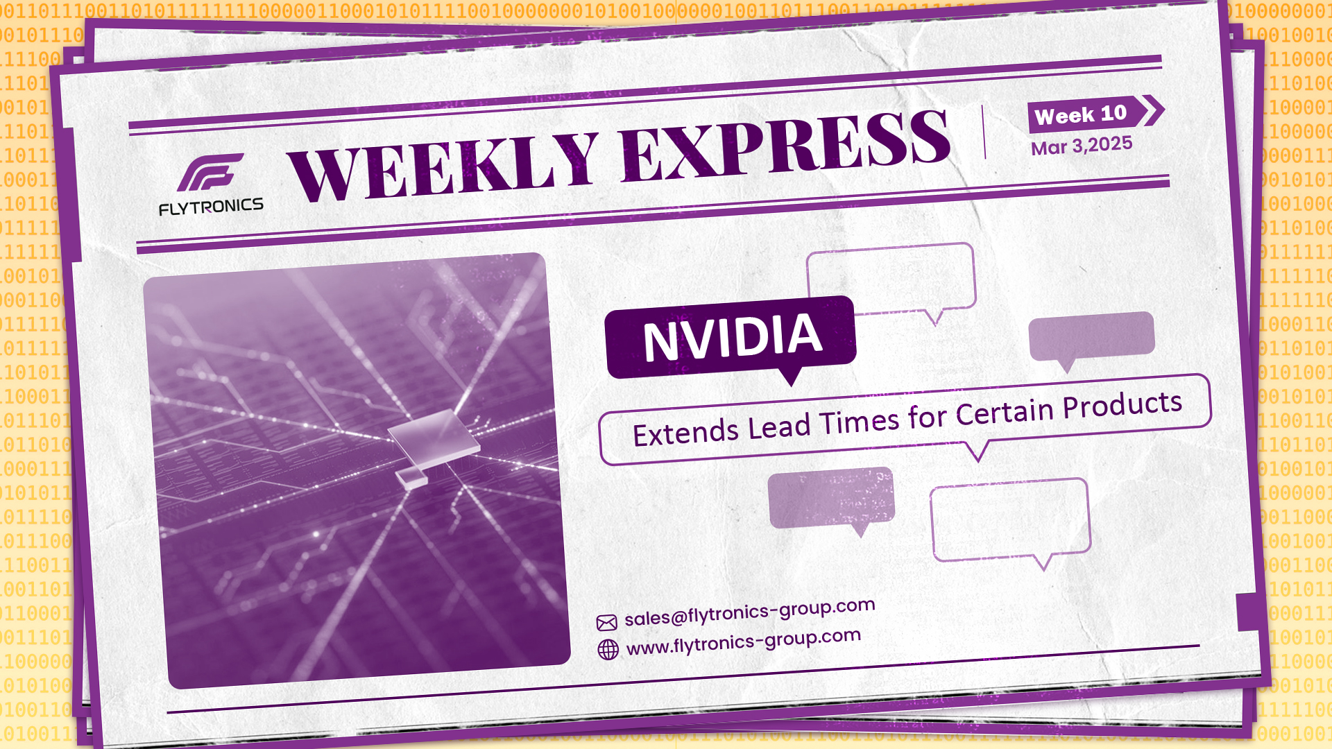 Week 10 | Flytronics Weekly Express
