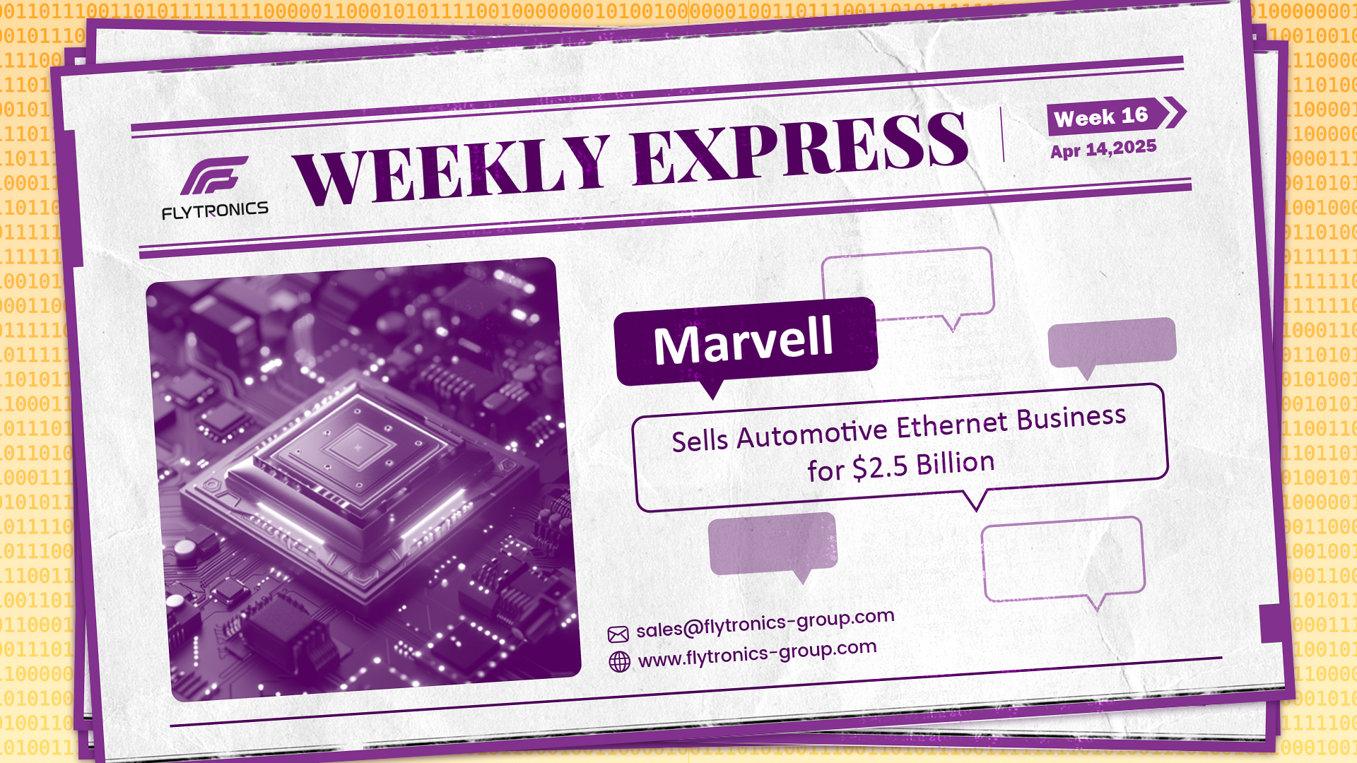 Week 16 | Flytronics Weekly Express