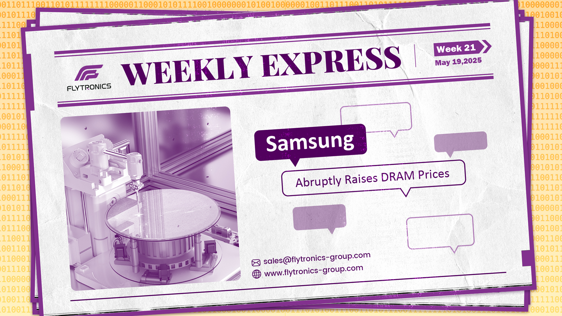 Week 21 | Flytronics Weekly Express