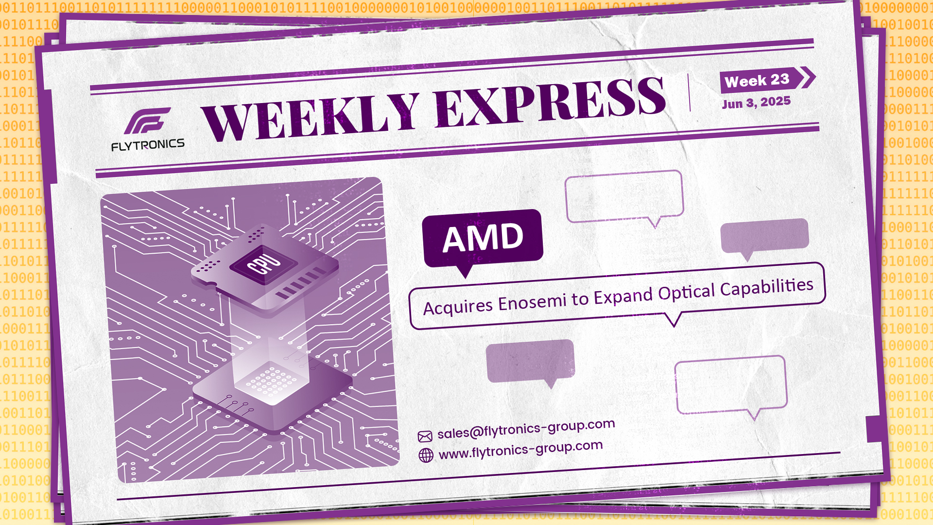 Week 23 | Flytronics Weekly Express