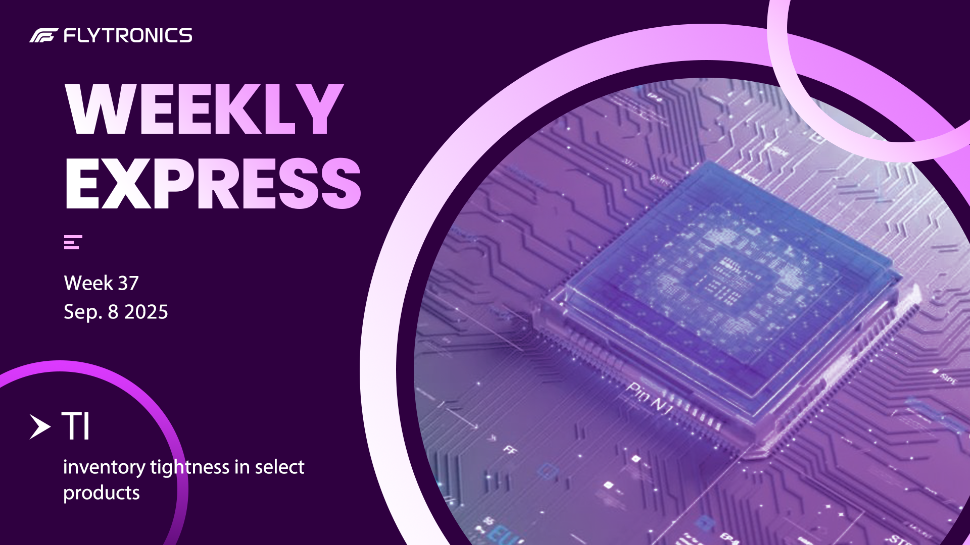 Week 37 | Flytronics Weekly Express