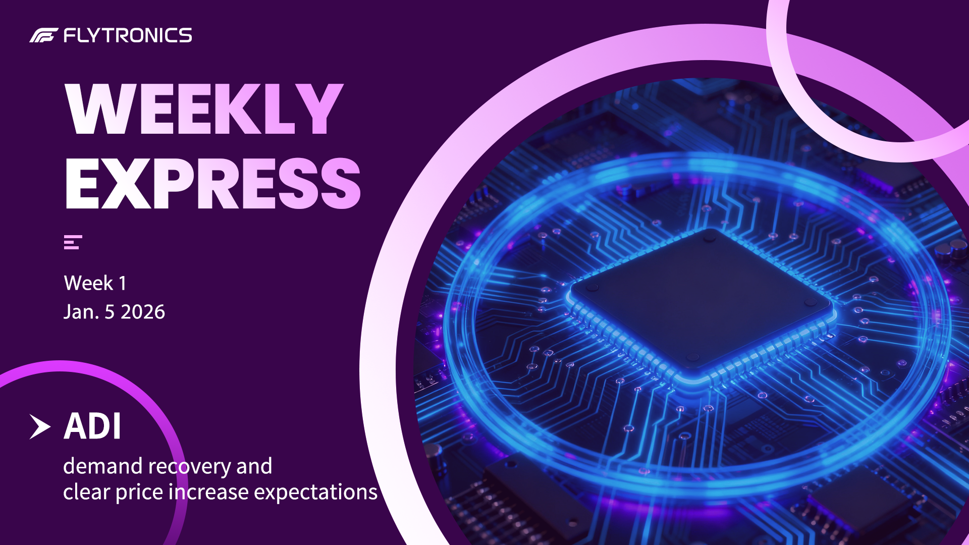 Week 1 | Flytronics Weekly Express