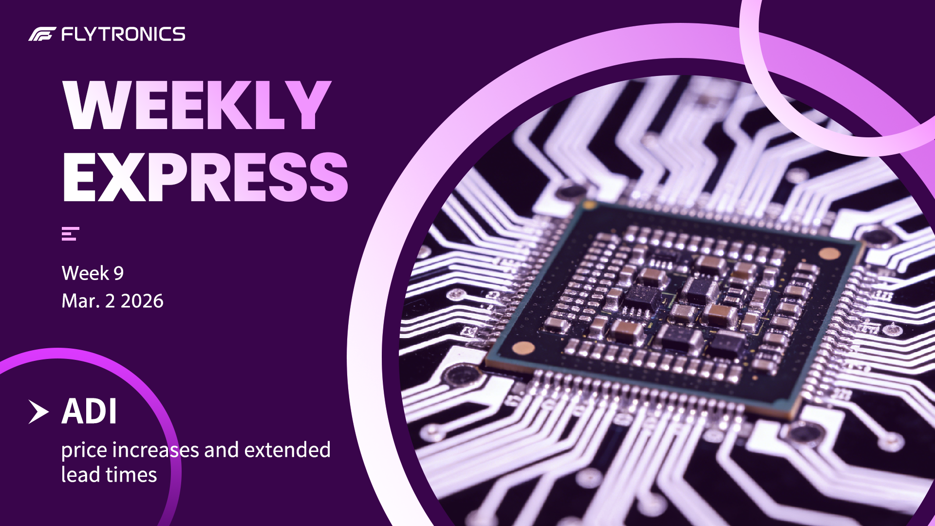 Week 9 | Flytronics Weekly Express